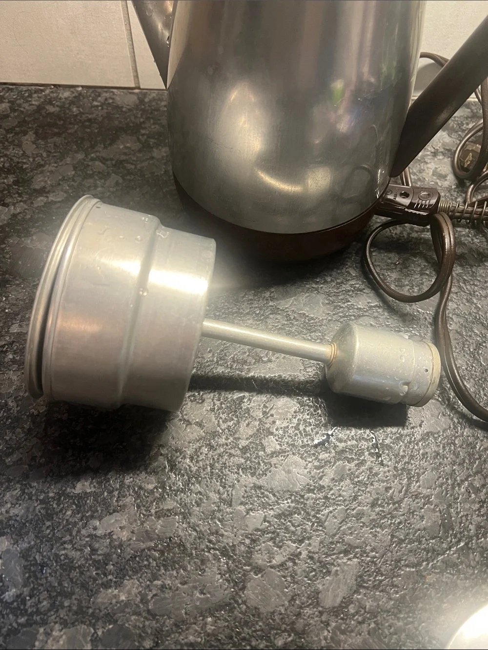 Vintage West Bend Flavo Matic  Electric Stainless Steel Coffee Percolator -